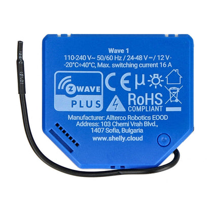 Shelly Qubino Wave 1 Controller, 1-channel, Z-Wave_1