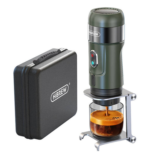 Portable 3-in-1 coffee maker with case HiBREW H4B_GN_0