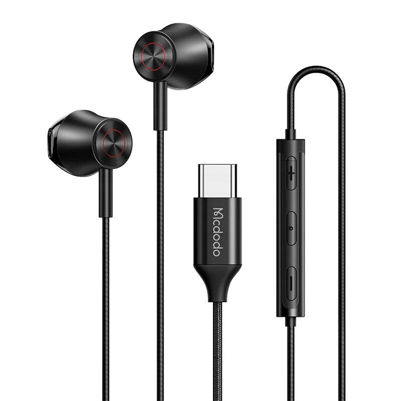 Wired earphones Mcdodo HP-4070, USB-C (black)_0