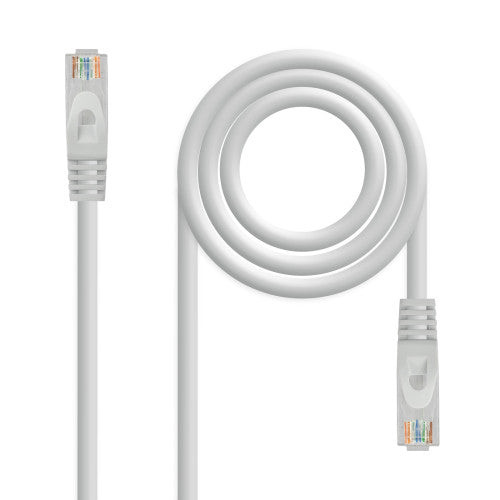 Cable de Red RJ45 UTP Nanocable 10.20.1800-L25 Cat.6A/ LSZH/ 25cm/ Gris_0