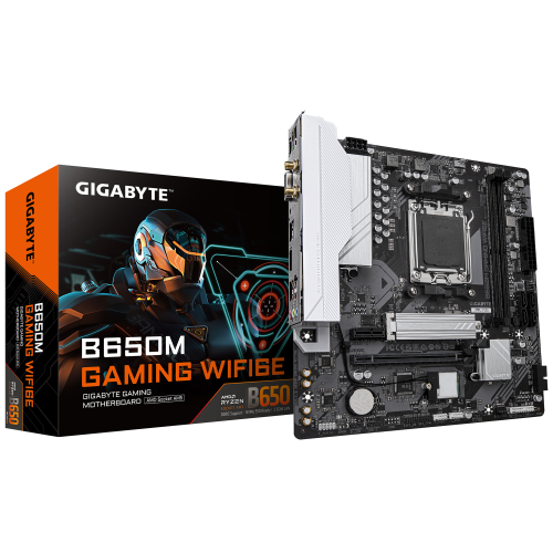 Mainboard GIGABYTE B650M GAMING WIFI6E / Preto_0