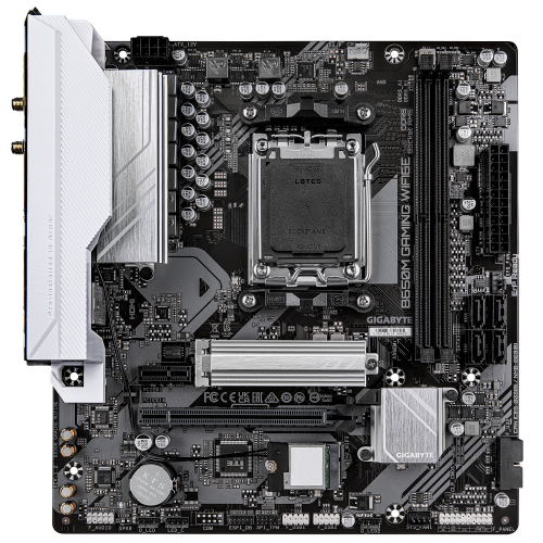 Mainboard GIGABYTE B650M GAMING WIFI6E / Preto_1