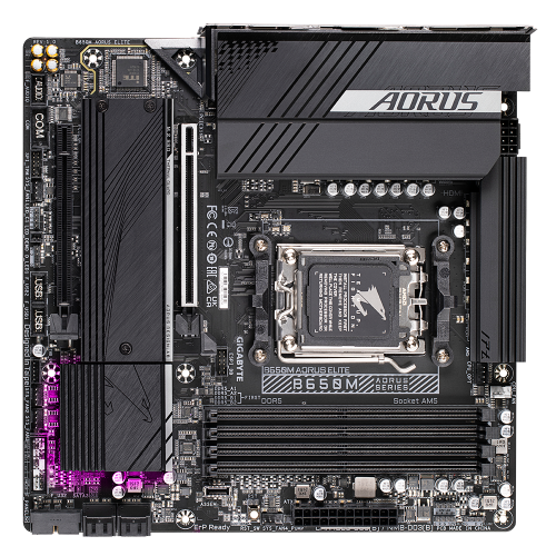 Mainboard GIGABYTE B650M AORUS ELITE / Preto_3