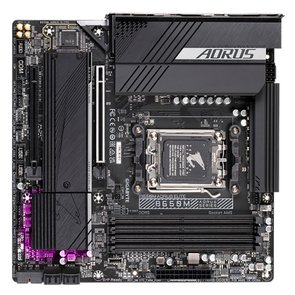 Mainboard GIGABYTE B650M AORUS ELITE / Preto_3