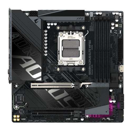 Mainboard GIGABYTE B850M AORUS ELITE WIFI6E / Preto_1