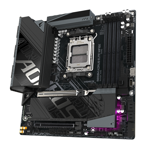 Mainboard GIGABYTE B850M AORUS ELITE WIFI6E / Preto_2