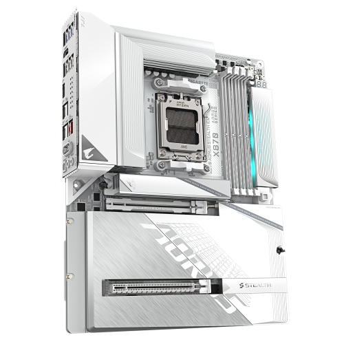 Mainboard GIGABYTE X870 AORUS STEALTH ICE / Branco_3