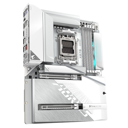 Mainboard GIGABYTE X870 AORUS STEALTH ICE / Branco_3