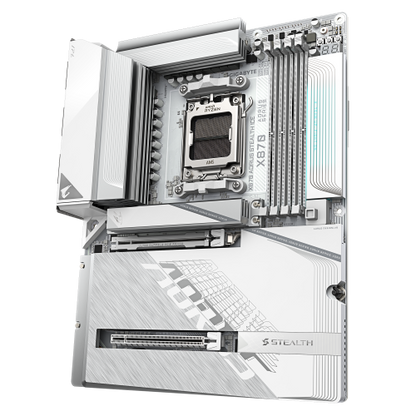 Mainboard GIGABYTE X870 AORUS STEALTH ICE / Branco_4