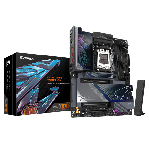 X870E AORUS MASTER X3D, Mainboard_0