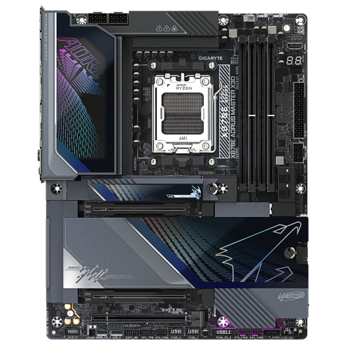 X870E AORUS MASTER X3D, Mainboard_1