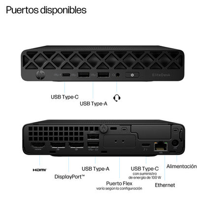 HP EliteDesk 8 Mini G1i Desktop AI PC Intel Core Ultra 5 235 16 GB DDR5-SDRAM 512 GB SSD Windows 11 Pro Mini PC_2