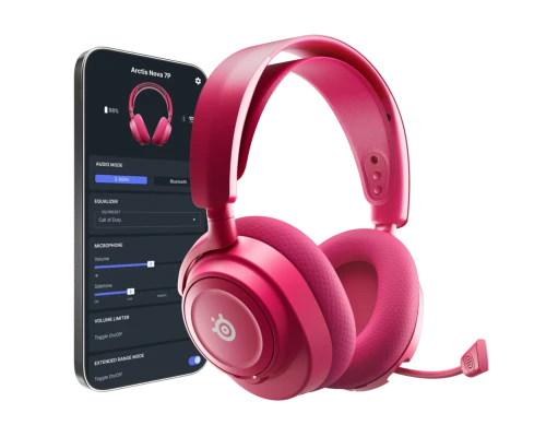 Steelseries Arctis Nova 7P Gen 2 Auriculares InalÃ¡mbrico Diadema Juego Bluetooth Magenta_1