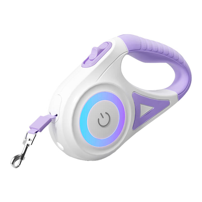 Rojeco Dog Automatic Leash LED 5 m (purple)_0