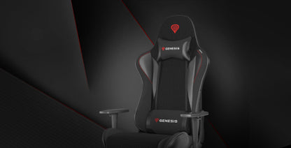 GENESIS Nitro 440 G2 Butaca para Jogar / Assento Acolchado Preto e Cinza_1