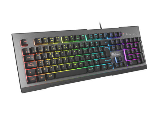 Teclado Gaming GENESIS / Preto, Cinza / RGB / USB QWERTY Espanhol_0