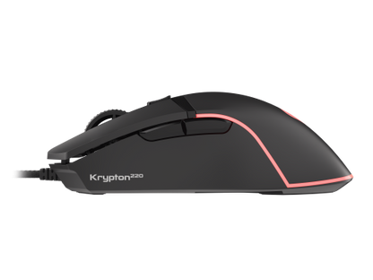 Ratón GENESIS Krypton 220 / Óptico / 6400 DPI / Preto_9