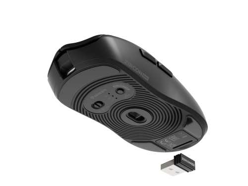 Rato GENESIS Zircon 500 / Preto / Wireless + Bluetooth + USB Type-C / Óptico 10000 DPI / PE21416261_1