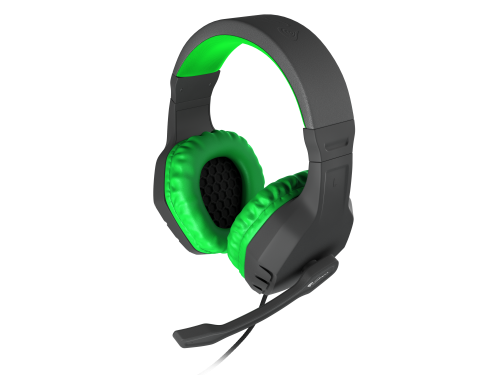 Auriculares GENESIS / Preto / Verde_3