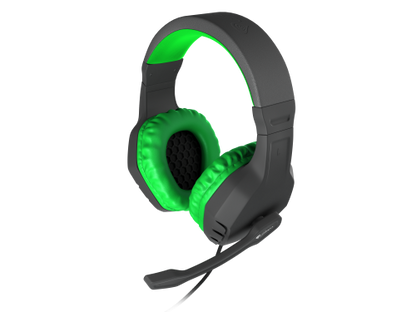 Auriculares GENESIS / Preto / Verde_3