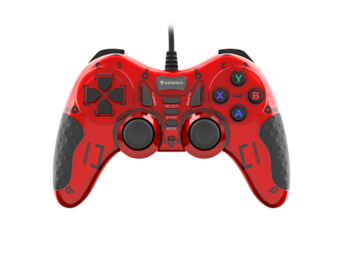 Gamepad Genesis / Vermelho / USB 2.0 Analógico/Digital PC_0