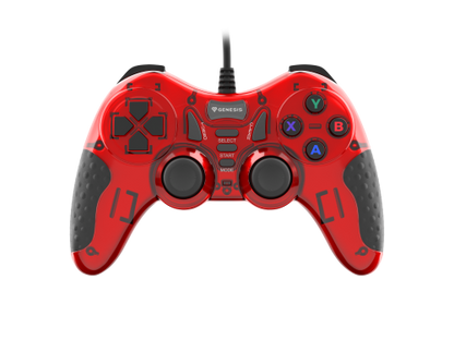 Gamepad Genesis / Vermelho / USB 2.0 Analógico/Digital PC_0