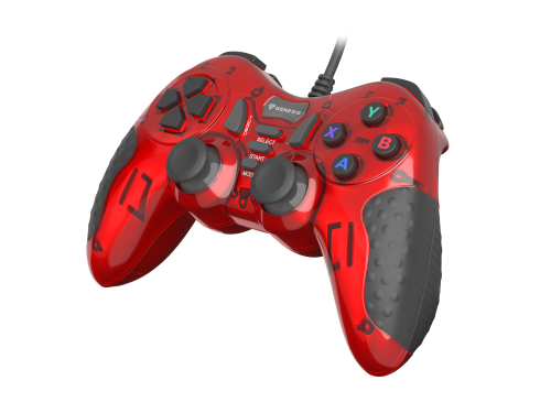 Gamepad Genesis / Vermelho / USB 2.0 Analógico/Digital PC_1