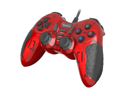 Gamepad Genesis / Vermelho / USB 2.0 Analógico/Digital PC_1