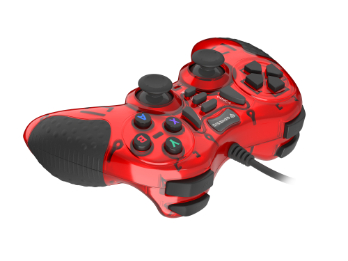 Gamepad Genesis / Vermelho / USB 2.0 Analógico/Digital PC_2