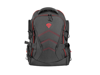 Mochila GENESIS / Preto e Vermelho / 43,9 cm (17.3")_0