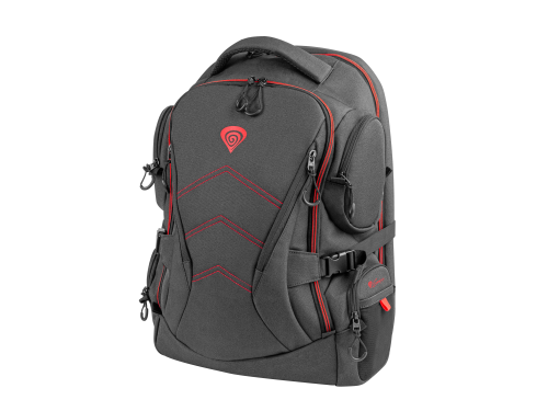 Mochila GENESIS / Preto e Vermelho / 43,9 cm (17.3")_2
