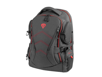 Mochila GENESIS / Preto e Vermelho / 43,9 cm (17.3")_2