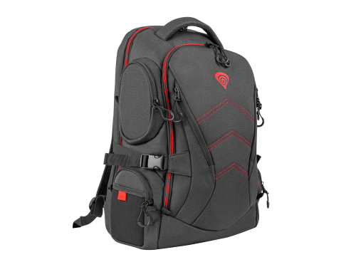 Mochila GENESIS / Preto e Vermelho / 43,9 cm (17.3")_3