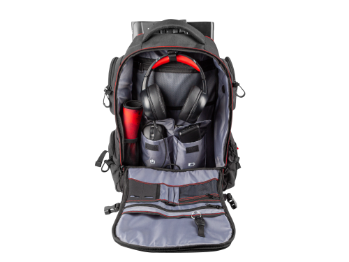 Mochila GENESIS / Preto e Vermelho / 43,9 cm (17.3")_8
