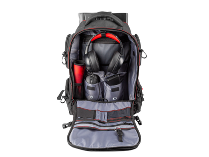 Mochila GENESIS / Preto e Vermelho / 43,9 cm (17.3")_8