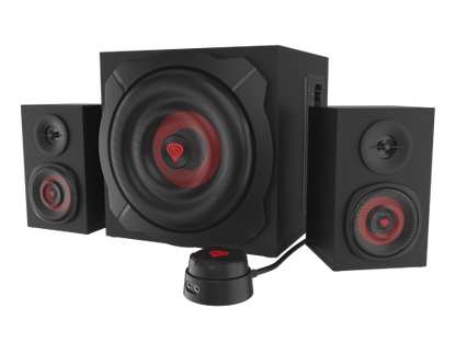 Conjunto de Altavoces GENESIS / Preto e Vermelho / 60 W / 2.1 canais / Bluetooth / AU05416018_0