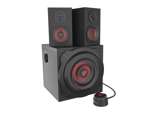 Conjunto de Altavoces GENESIS / Preto e Vermelho / 60 W / 2.1 canais / Bluetooth / AU05416018_1