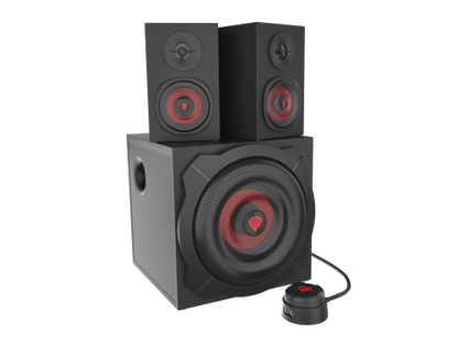 Conjunto de Altavoces GENESIS / Preto e Vermelho / 60 W / 2.1 canais / Bluetooth / AU05416018_1
