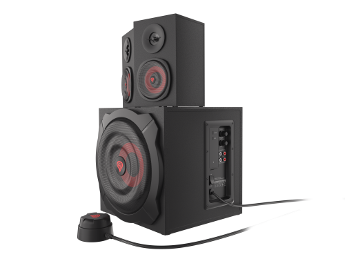 Conjunto de Altavoces GENESIS / Preto e Vermelho / 60 W / 2.1 canais / Bluetooth / AU05416018_2