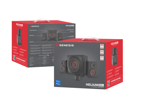 Conjunto de Altavoces GENESIS / Preto e Vermelho / 60 W / 2.1 canais / Bluetooth / AU05416018_5
