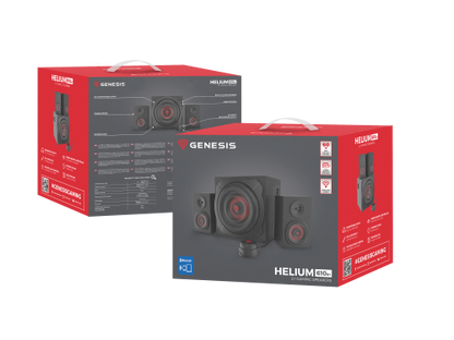 Conjunto de Altavoces GENESIS / Preto e Vermelho / 60 W / 2.1 canais / Bluetooth / AU05416018_5