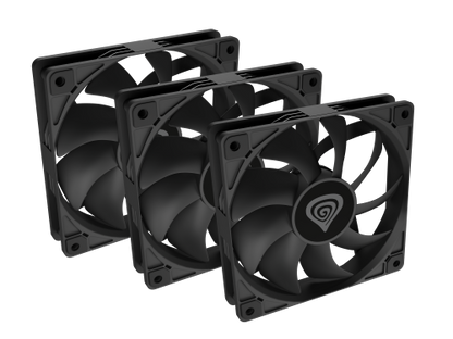 Carcasa de Computador Genesis / Preto / Ventilador 12 cm / 3 Peças_0