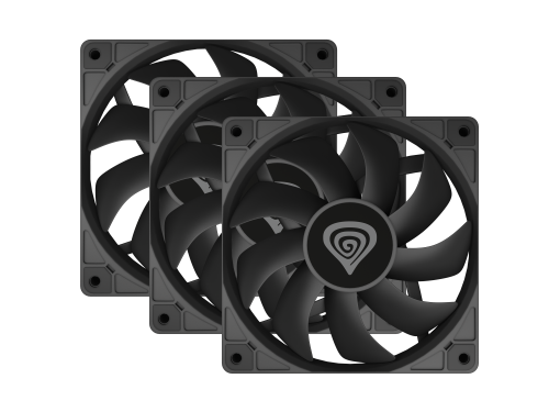 Carcasa de Computador Genesis / Preto / Ventilador 12 cm / 3 Peças_2