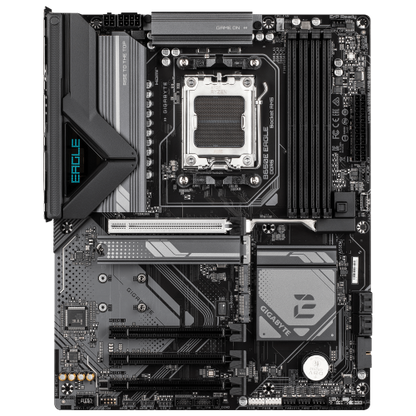 GIGABYTE B650E EAGLE Placa Base â Procesadores AMD Ryzen 9000 Series, VRM de 8+2+2 fases, hasta 8200 MHz DDR5 (OC), 1x PCIe 5.0 + 2x PCIe 4.0 M.2, LAN 2.5 GbE, USB 3.2 Gen 2_1