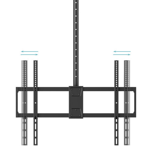 Soporte de Techo Giratorio/ Inclinable TooQ LPCE11100TSLI-B para TV de 50-100"/ hasta 80kg_3