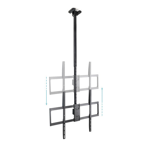 Soporte de Techo Giratorio/ Inclinable TooQ LPCE11100TSLI-B para TV de 50-100"/ hasta 80kg_4