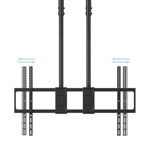 Soporte de Techo Extensible/ Inclinable TooQ LPCE11120TSLI-B para TV de 60-120"/ hasta 120kg_3