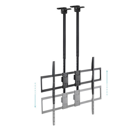Soporte de Techo Extensible/ Inclinable TooQ LPCE11120TSLI-B para TV de 60-120"/ hasta 120kg_4