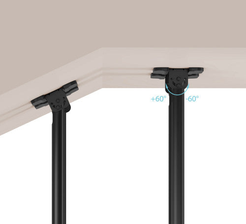Soporte de Techo Extensible/ Inclinable TooQ LPCE11120TSLI-B para TV de 60-120"/ hasta 120kg_5