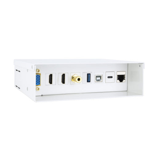 Caja de Conexiones Nanocable 10.35.0004/ VGA - 2x HDMI - Jack 3.5 - USB 3.0 - USB Tipo-C - USB 2.0 - RJ45_2